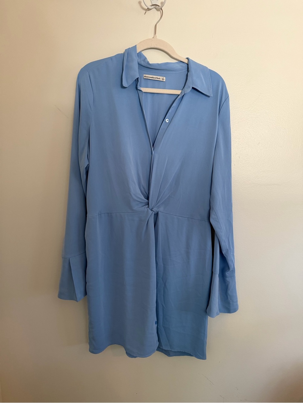 Abercrombie & Fitch Sky Blue Button-Up Blouse